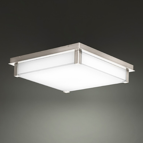Polar Brushed Nickel LED Flush Mount by Modern Forms
