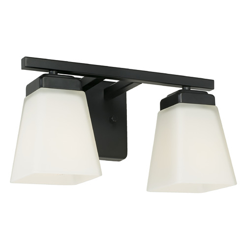Baxley 13-Inch Bathroom Light in Matte Black by Capital Lighting