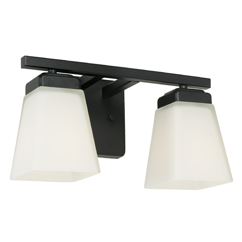 Capital Lighting Baxley 13-Inch Bathroom Light in Matte Black by Capital Lighting 114421MB-334