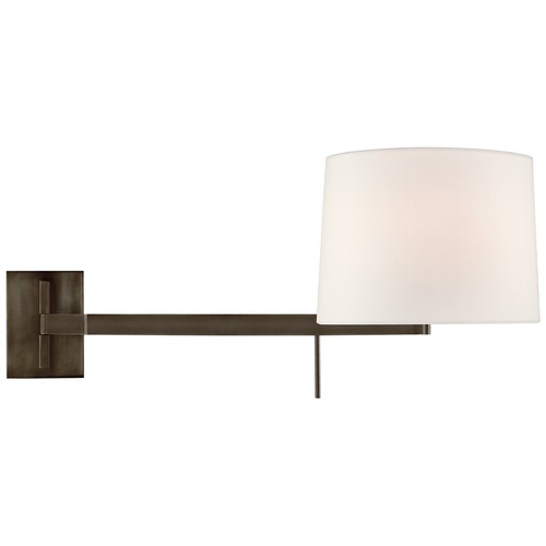 Visual Comfort Signature Collection Barbara Barry Sweep Left Sconce in Bronze by Visual Comfort Signature BBL2162BZL