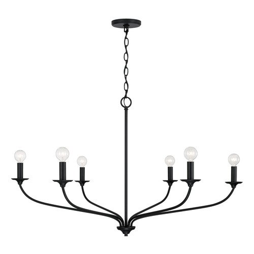 HomePlace by Capital Lighting Dolan Chandelier in Matte Black by HomePlace by Capital Lighting 449961MB