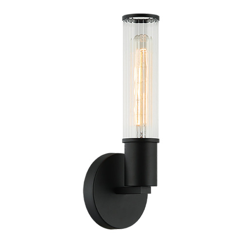 Matteo Lighting Matteo Lighting Klarice Matte Black Sconce S02811MB