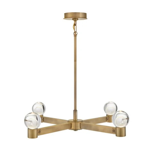 Fredrick Ramond Lyric Heritage Brass LED Chandelier
