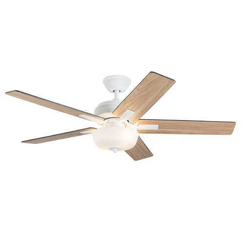 Kuzco Lighting Erikson White LED Ceiling Fan with Light