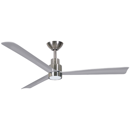 Minka Aire Simple Brushed Nickel LED Ceiling Fan with Light