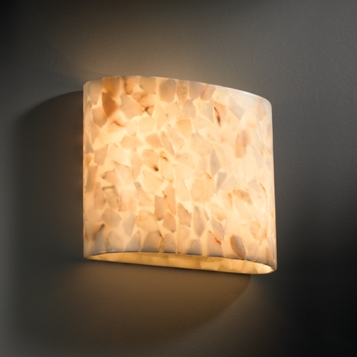 Alabaster Rocks! Collection Sconce by Justice Design Group