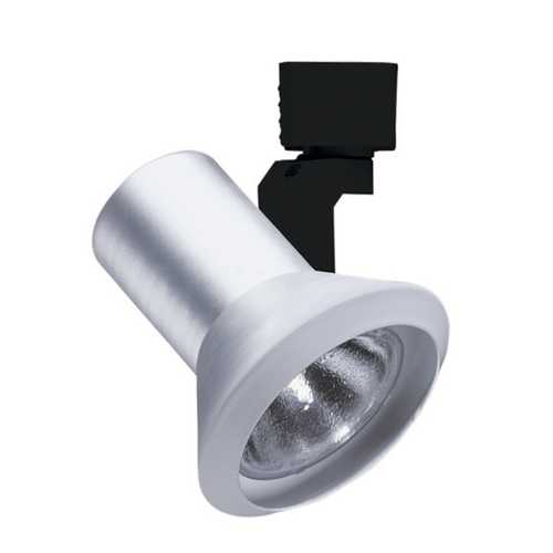 Flared Step Satin Chrome Light Head for Juno Trac-Lites by Juno Lighting Group