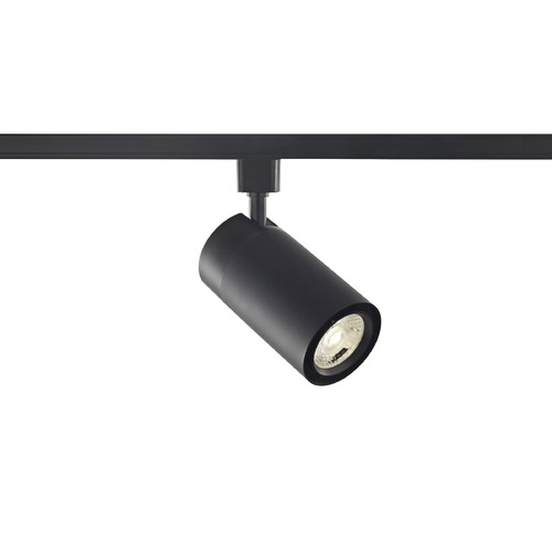 Black 4000K LED Cylinder Track Head for Halo Track Systems by Recesso