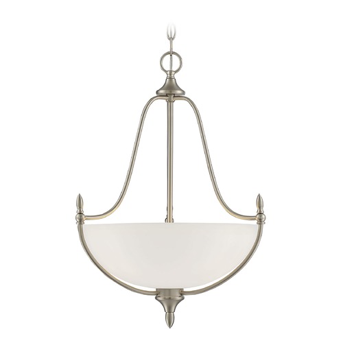 Savoy House Herndon Satin Nickel Pendant by Savoy House 7-1004-3-SN