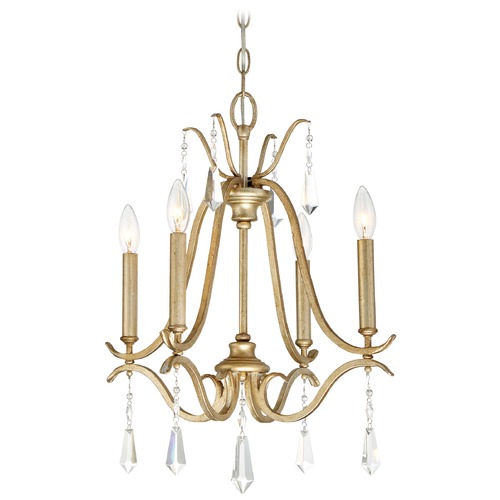 Laurel Estate Brio Gold Crystal Chandelier by Minka Lavery