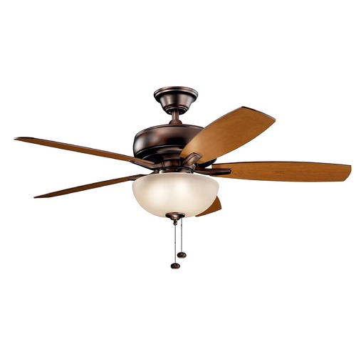 Terra Select 52-Inch Oil Brushed Bronze LED Fan by Kichler Lighting