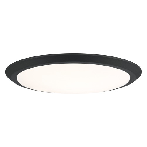 Verge Earth Black LED Flush by Quoizel Lighting