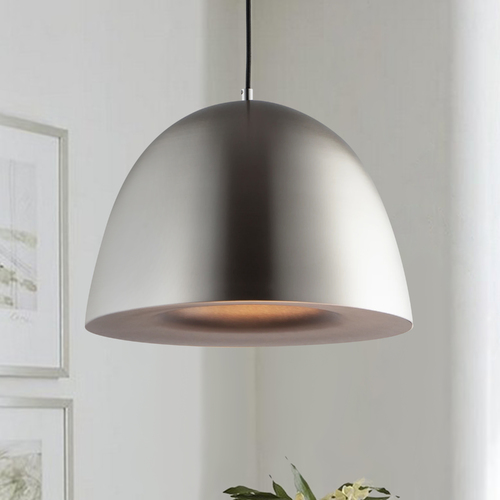 ET2 Lighting Fungo 24-Inch LED Pendant in Satin Nickel & Black by ET2 Lighting E24916-SNBK