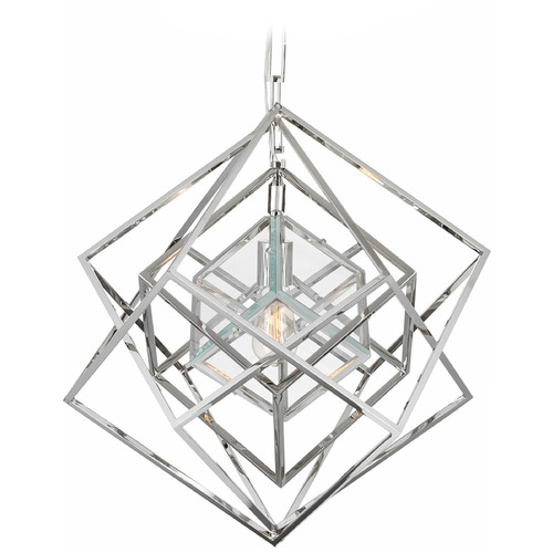 Kelly Wearstler Cubist Small Chandelier in Nickel by VC Signature