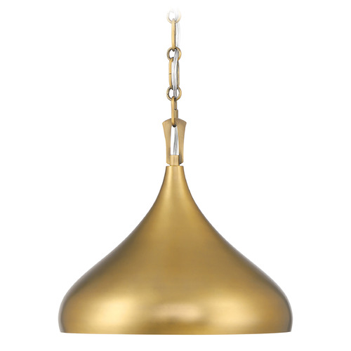 Minka Lavery Minka Lavery Cedar Lane Legacy Brass Pendant Light with Bowl / Dome Shade 3931-732