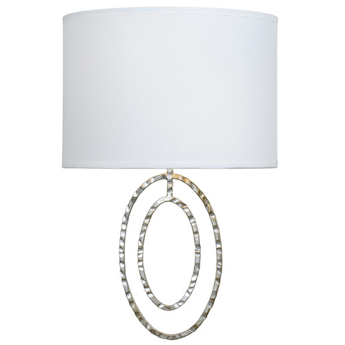 Crystorama Lighting Layla Antique Silver Sconce