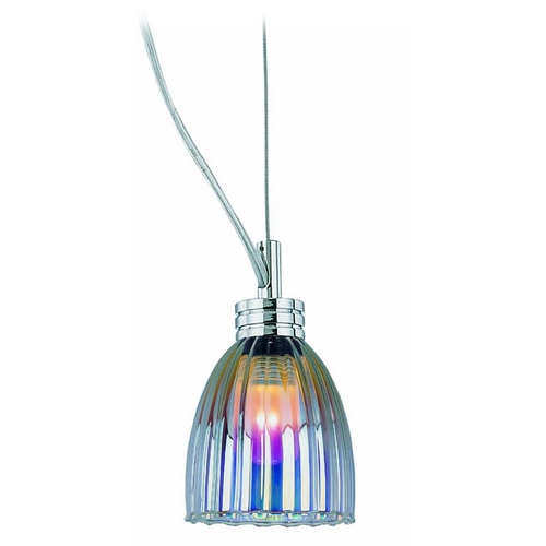 Low Voltage Mini Pendant with White Glass by Lite Source Lighting