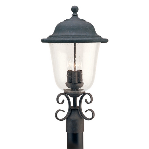 Trafalgar Post Light in Oxidized Bronze by Generation Lighting