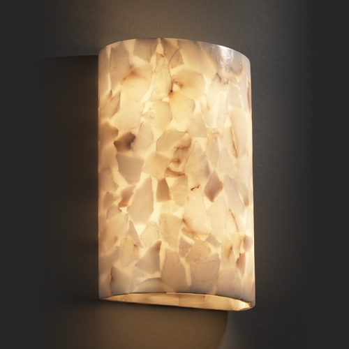 Justice Design Group Alabaster Rocks! Collection Sconce