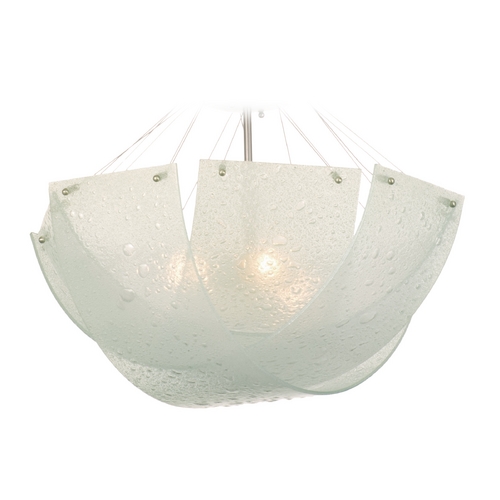 Cirrus Satin Nickel Semi-Flush Mount Light by Kalco Lighting