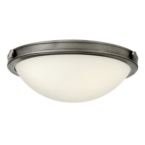 Hinkley Maxwell 13.75-Inch Antique Nickel Flush Mount by Hinkley Lighting 3782AN