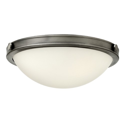 Maxwell 13.75-Inch Antique Nickel Flush Mount by Hinkley Lighting