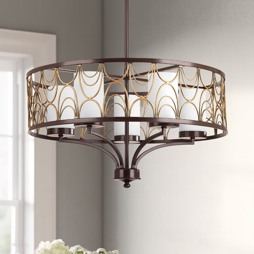 Progress Lighting Cirrine Antique Bronze Pendant by Progress Lighting P4700-20