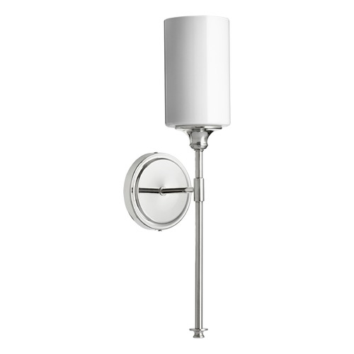 Quorum Lighting Celeste Polished Nickel Sconce by Quorum Lighting 5309-1-62