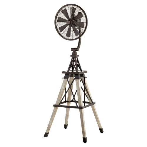 Quorum Lighting Quorum Lighting Windmill Oiled Bronze Floor Fan 39158-86