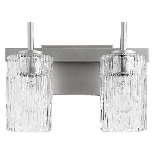 Quorum Lighting Satin Nickel Bathroom Light by Quorum Lighting 520-2-65