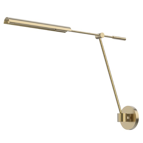 Astrid 21-Inch Vintage Brass LED Swing Arm Lamp by Alora Lighting