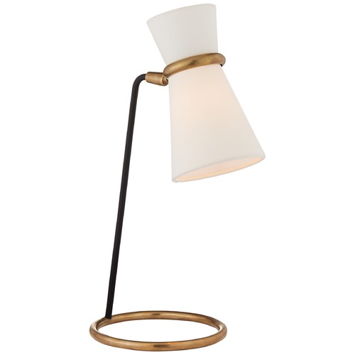 Aerin Clarkson Table Lamp in Antique Brass & Black by Visual Comfort Signature