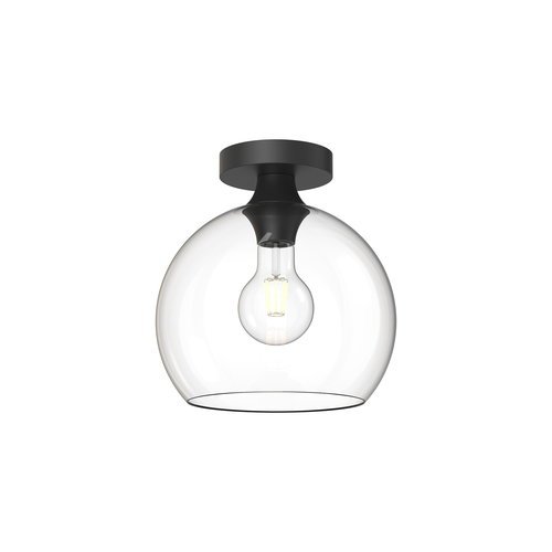 Castilla 10-Inch Semi-Flush Mount in Black by Alora Lighting