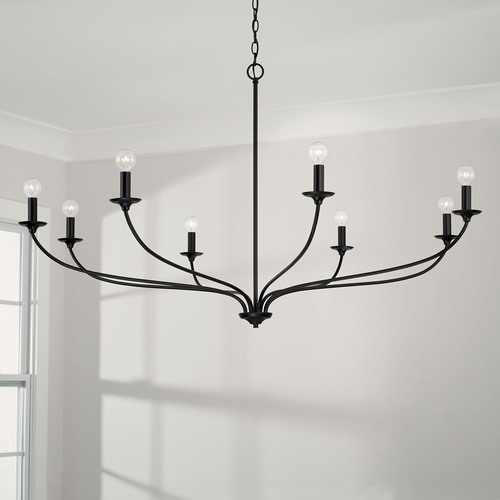 HomePlace by Capital Lighting Dolan Chandelier in Matte Black by HomePlace by Capital Lighting 449981MB