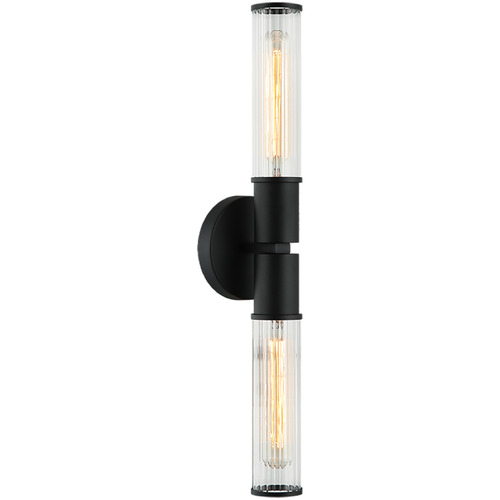 Matteo Lighting Matteo Lighting Klarice Matte Black Sconce S02812MB