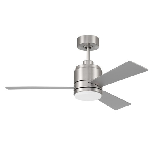 Craftmade Lighting Mccoy Brushed Polished Nickel LED Ceiling Fan with Light