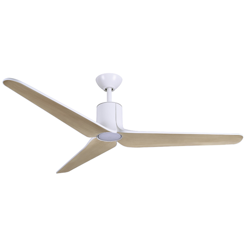 Minka Aire Tempri Flat White LED Ceiling Fan with Light