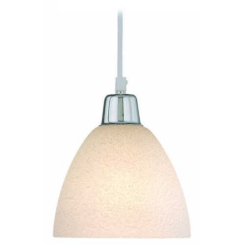 Mini Pendant with White Glass by Lite Source Lighting