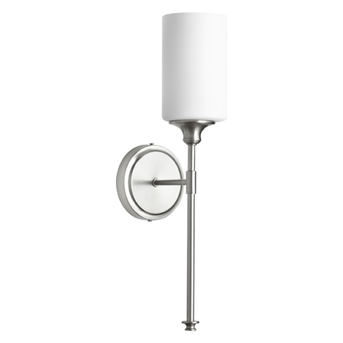 Quorum Lighting Celeste Satin Nickel Sconce by Quorum Lighting 5309-1-65