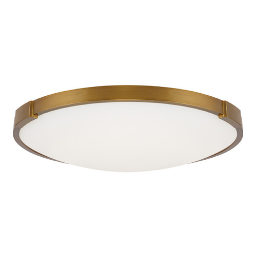 Visual Comfort Modern Collection Sean Lavin Lance 13-Inch 277V 2700K LED Flush Mount in Aged Brass by VC Modern 700FMLNC13A-LED927-277