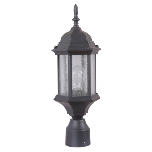 Craftmade Lighting 18-Inch Outdoor Post Light in Matte Black by Craftmade Lighting Z295-05CS