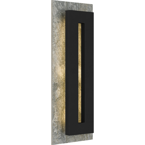 Tate Outdoor Wall Light in Earth Black by Quoizel Lighting