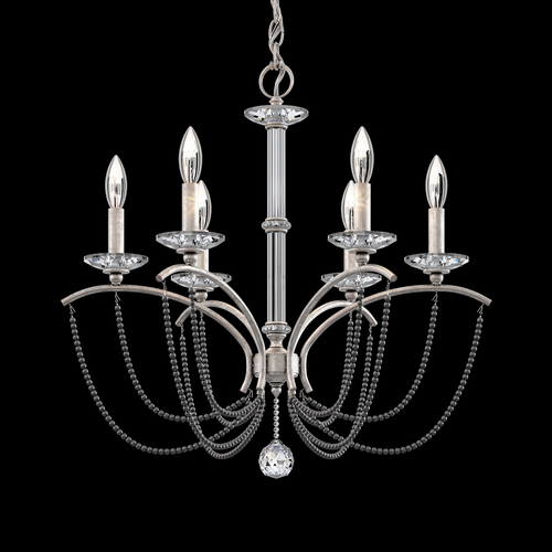 Priscilla Antique Silver Chandelier by Schonbek Lighting