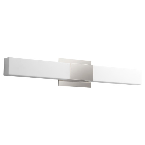 Vega 27-Inch LED Vanity Light in Polished Nickel by Oxygen Lighting