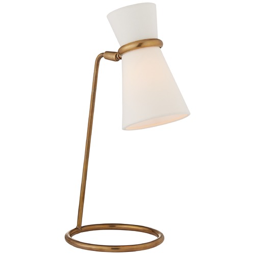 Visual Comfort Signature Collection Aerin Clarkson Table Lamp in Antique Brass by Visual Comfort Signature ARN3003HABL