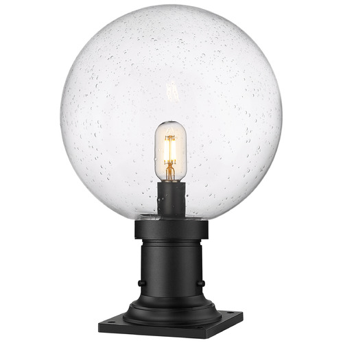 Laurent Black Post Light by Z-Lite