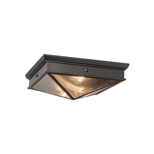 Cairo Indoor Flush Mount in Urban Bronze by Alora Lighting