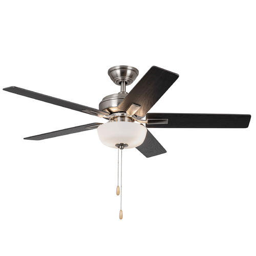 Kuzco Lighting Erikson Brushed Nickel LED Ceiling Fan with Light