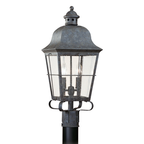 Generation Lighting Chatham Post Light in Oxidized Bronze by Generation Lighting 8262-46