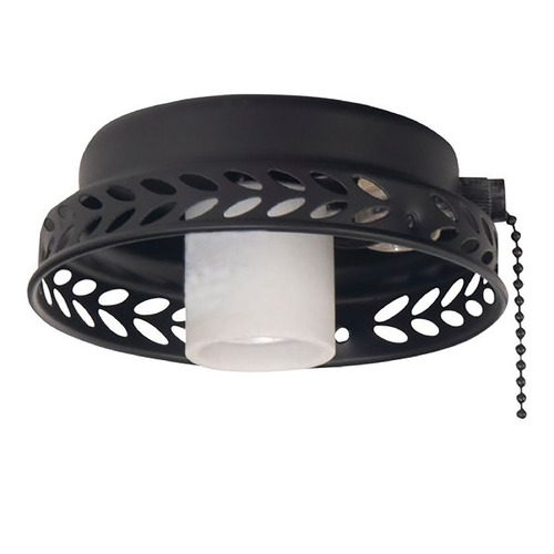 Craftmade Lighting Fitter Flat Black LED Fan Light Kit by Craftmade Lighting F104-FB-LED